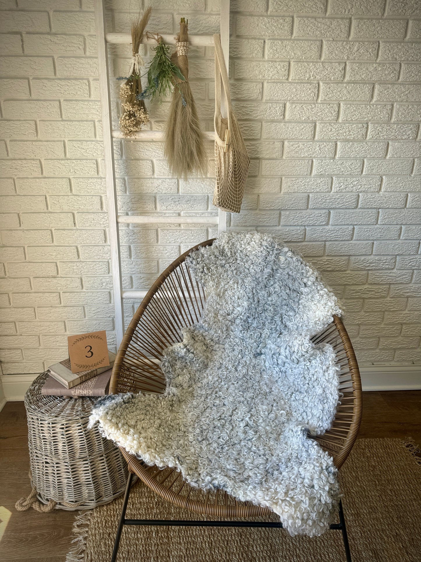 Follkee Gotland Sheepskin Rug Natural Humanely Sourced