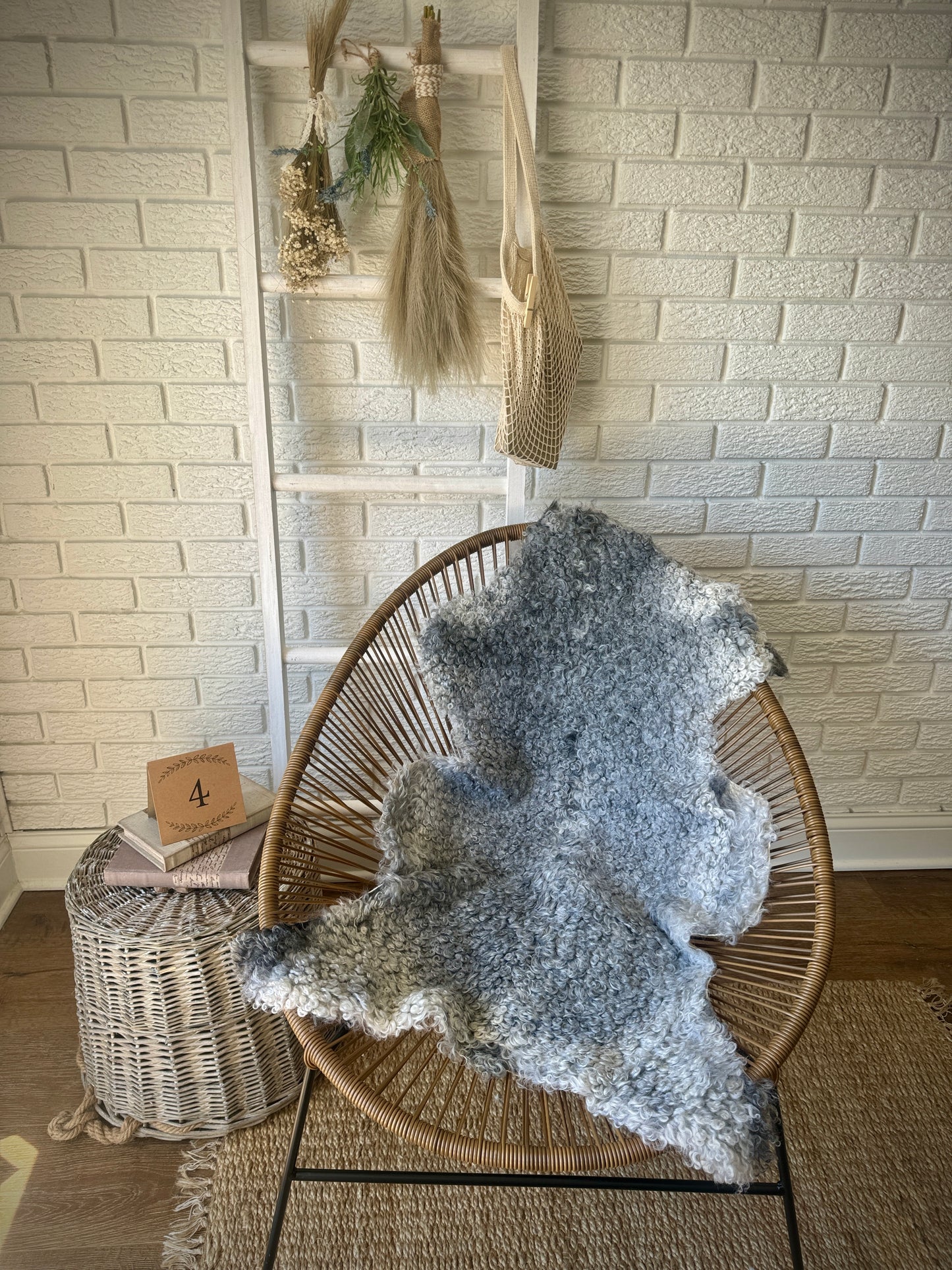 Follkee Gotland Sheepskin Rug Natural Humanely Sourced