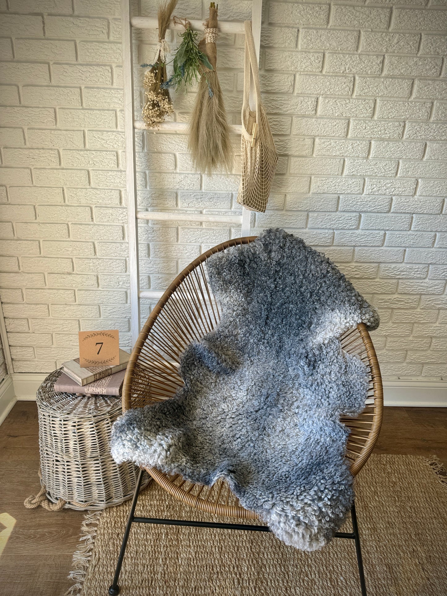 Follkee Gotland Sheepskin Rug Natural Humanely Sourced