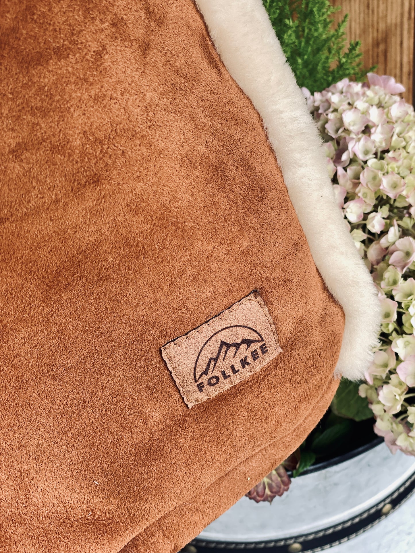 Nati Shoppers Bag – Handmade Sheepskin Tote, Market Bag, Eco-Friendly, Gift for Her