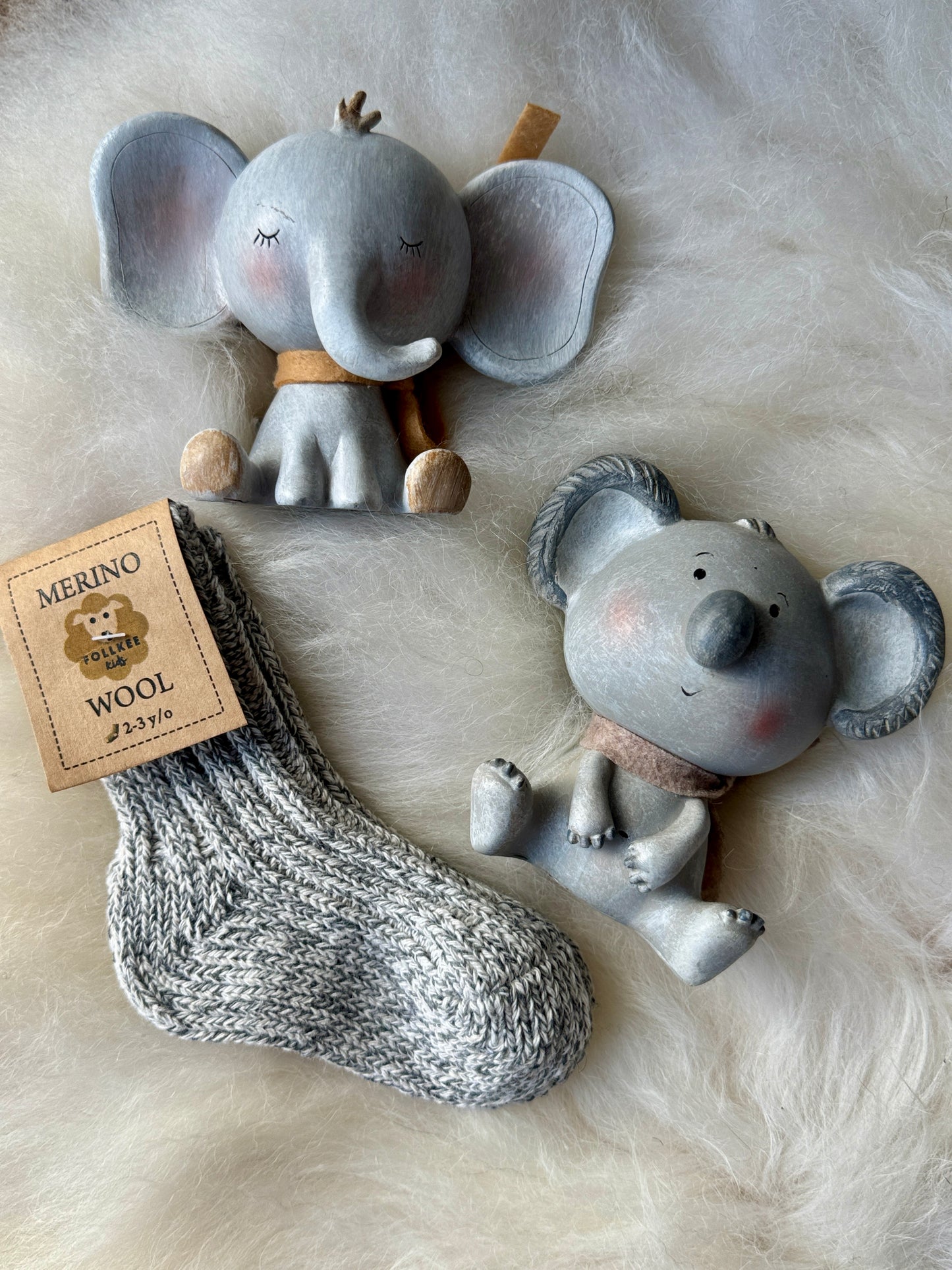 Stylish Toddler Merino Wool Socks by Follkee – Size 2T–3T