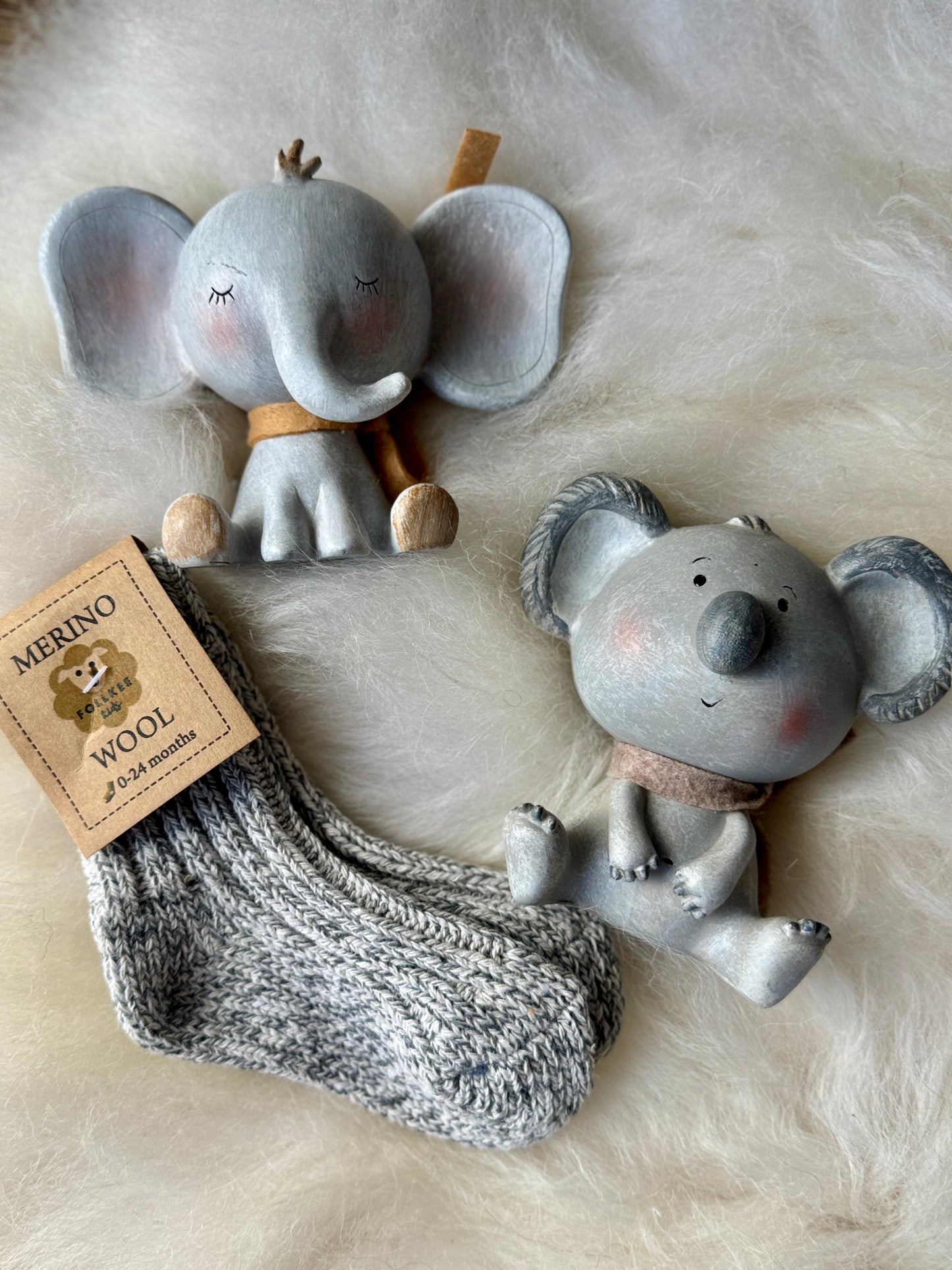 Stylish Baby Merino Wool Socks by Follkee