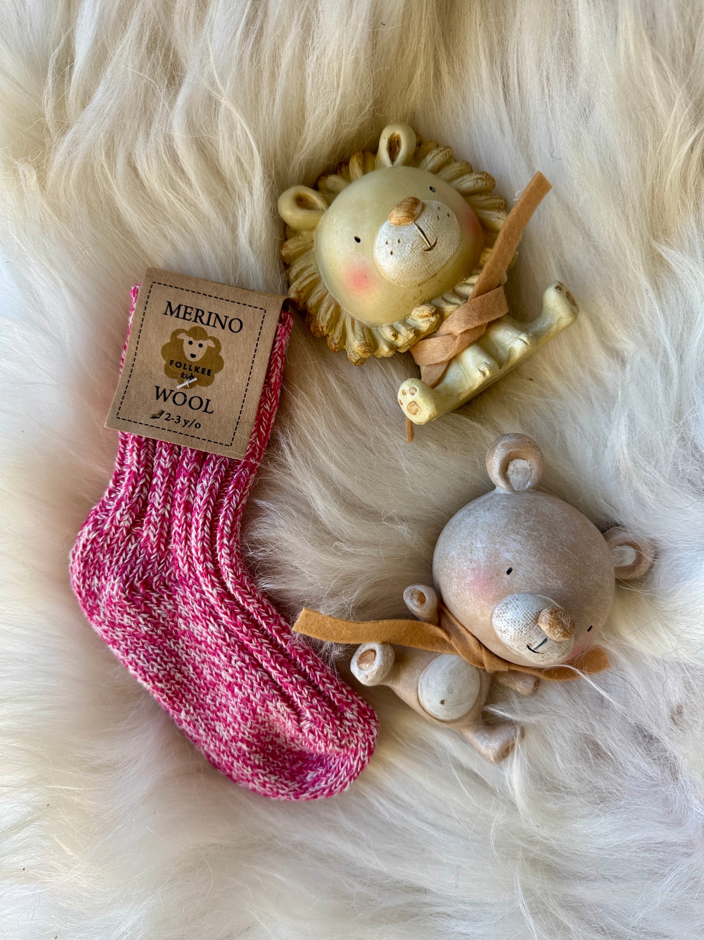 Stylish Toddler Merino Wool Socks by Follkee – Size 2T–3T