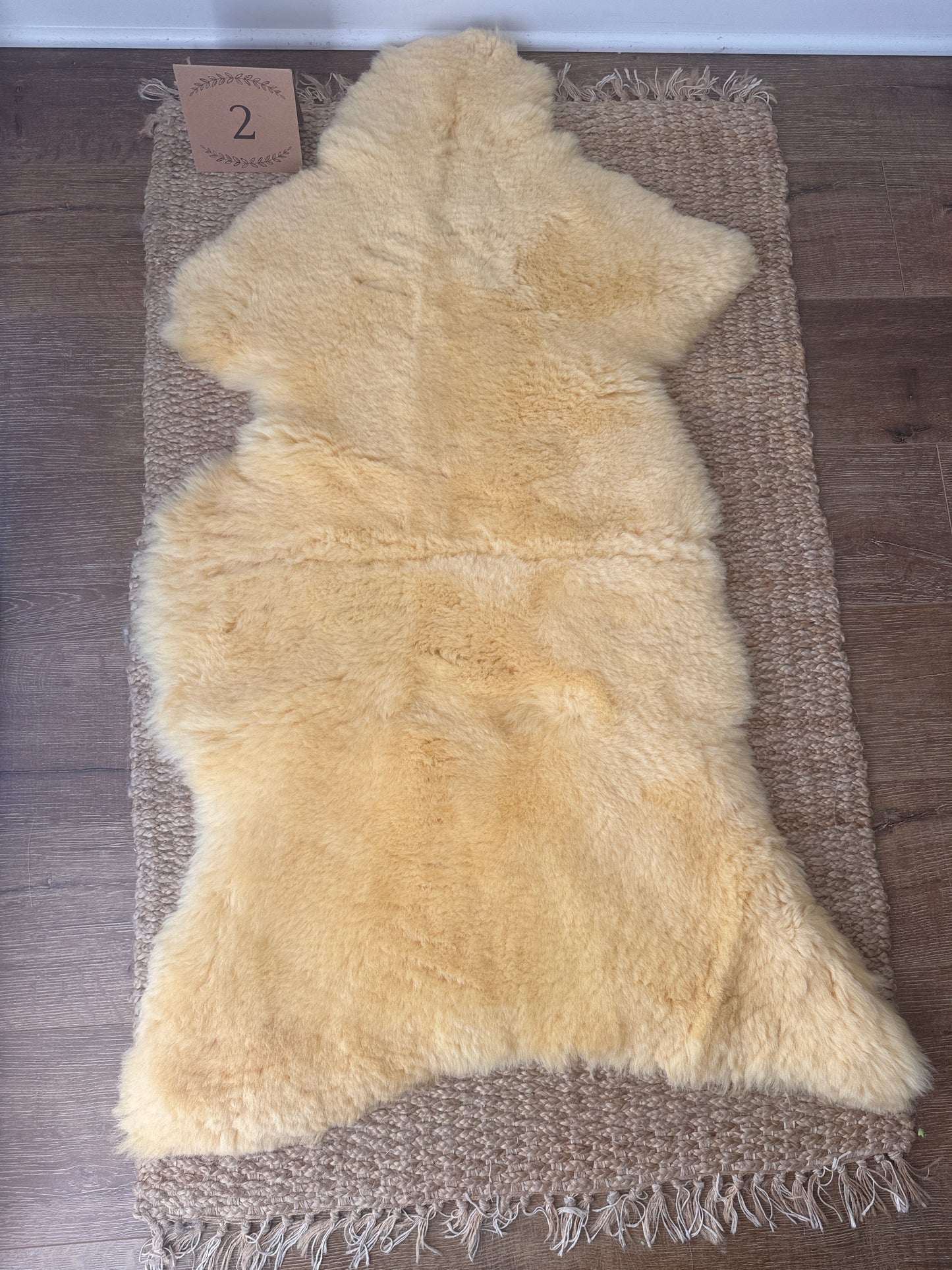 Nursery Sheepskin, Organic Relugan Sheepskin Mat – Natural, Hypoallergenic Short Wool