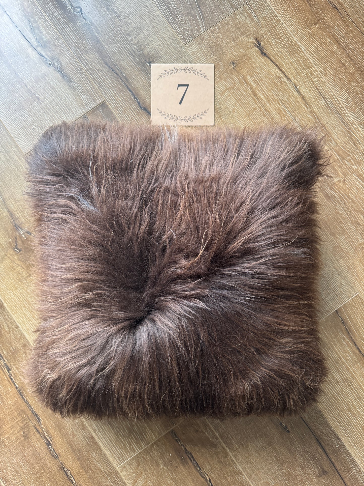 Luxurious Single-Sided Sheepskin Cushions | Scandinavian Decor | Pillow Cover | Icelandic Style | Trendy | Cozy